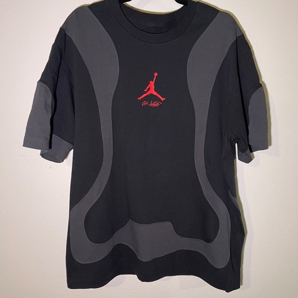 Nike Air Jordan Retro V 5 x Off White ASG 2020 T-Shirt Men's Large - CV0654-010 - Picture 4 of 8